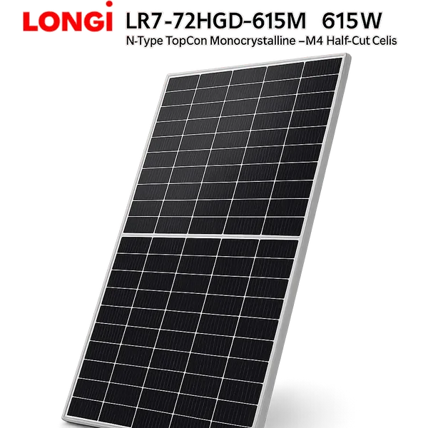 پنل خورشیدی 615 وات LONGi مدل LR7-72HGD-615M