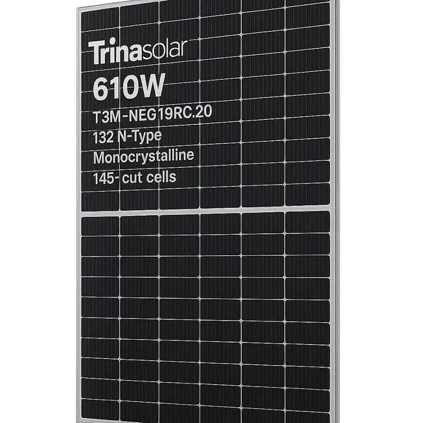 پنل خورشیدی 610 وات Trina Solar مدل TSM-NEG19RC.20 پنل خورشیدی 610 وات Trina Solar مدل TSM-NEG19RC.20