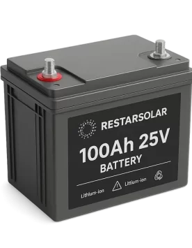 باتری ۱۰۰ آمپر ۲۵ ولت Restarsolar