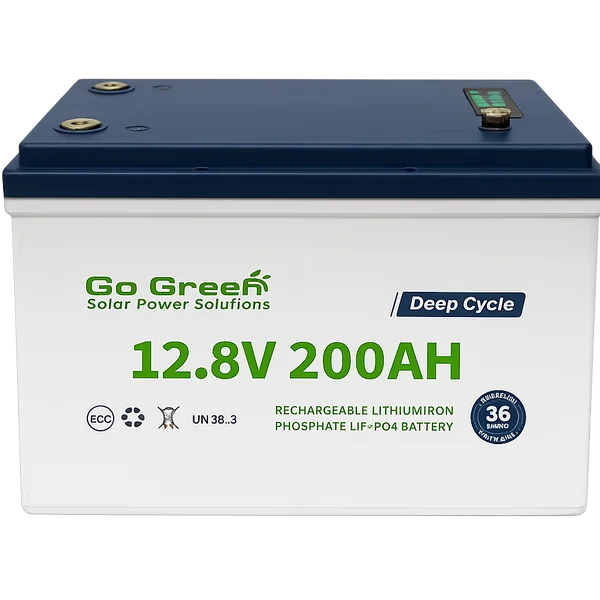 باتری لیتیومی 12.8 ولت 200 آمپر Go Green